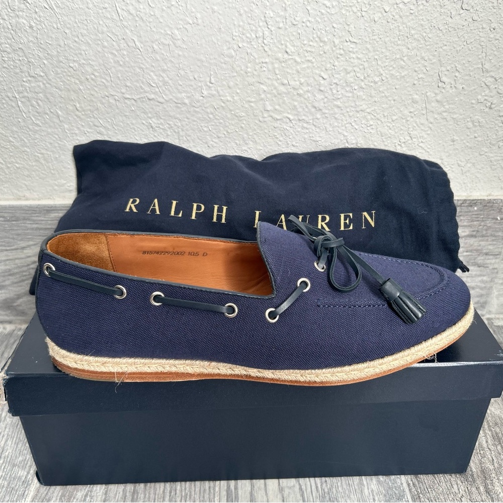 Ralph Lauren Men's Navy Loafers